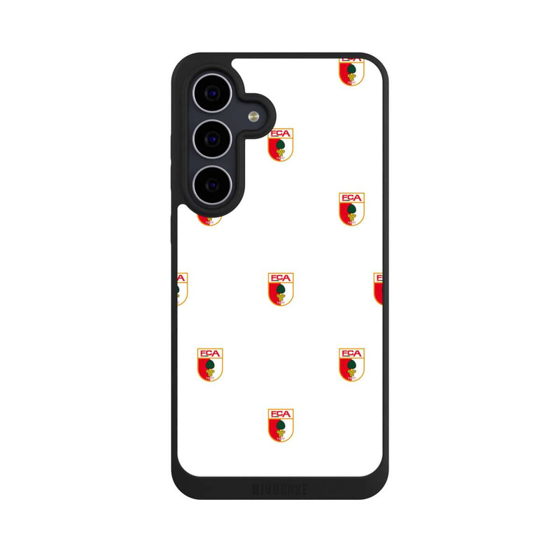 Galaxy S25 FE NIVOpure FCA Logo Muster Weiß