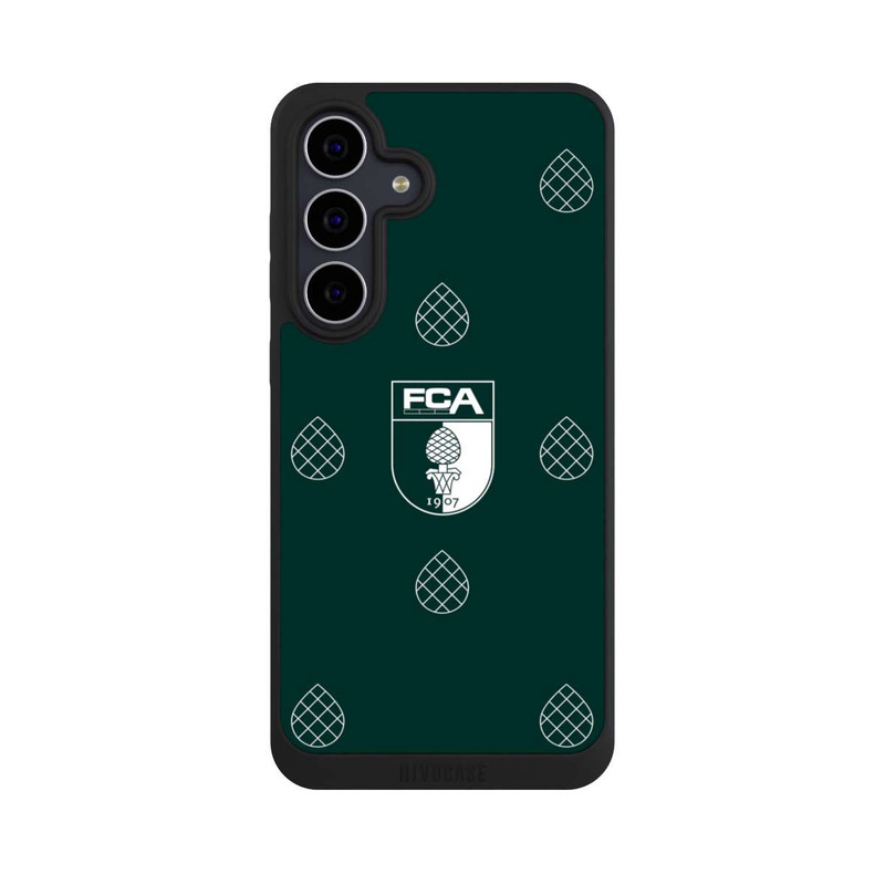 Galaxy S25 FE NIVOpure FCA Muster Zirbelnuss Grün