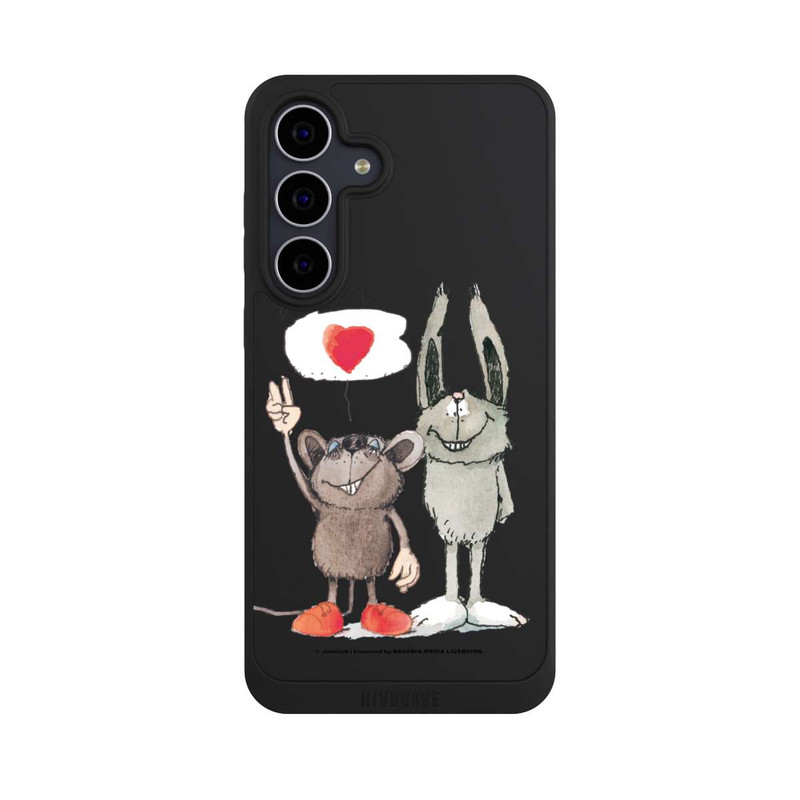 Galaxy S25 FE NIVOpure Maus und Hase Transparent