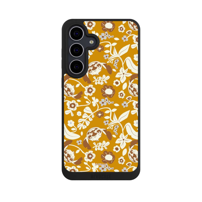 Galaxy S25 FE NIVOpure Stitch Floral Mustard Pattern