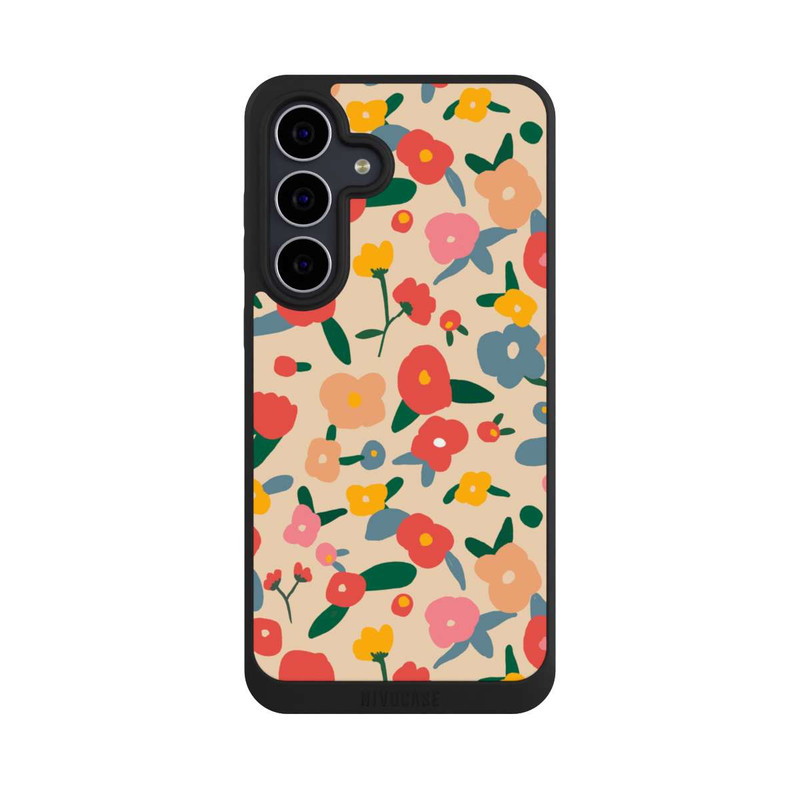 Galaxy S25 FE NIVOpure Retro Bold Scandi Flowers