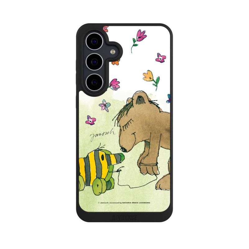 Galaxy S25 FE NIVOpure Bär und Tigerente Blumenregen