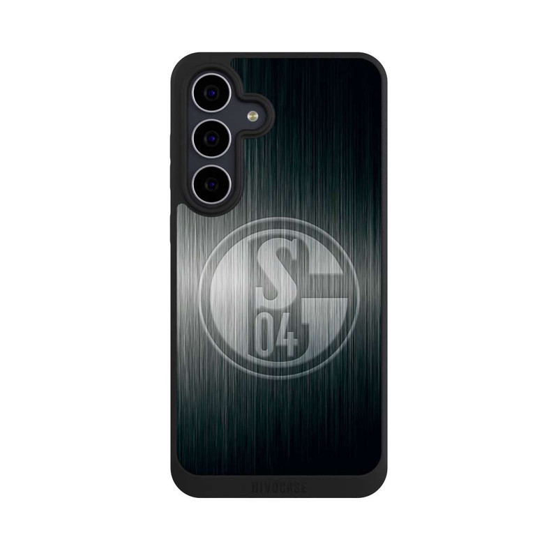 Galaxy S25 FE NIVOpure Schalke 04 Metall Look