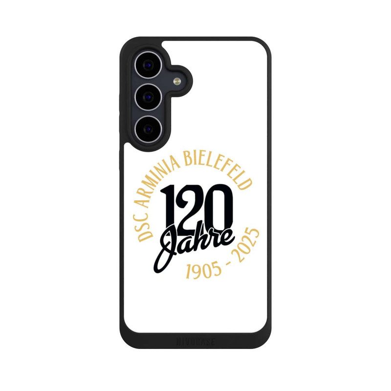 Galaxy S25 FE NIVOpure Arminia Bielefeld 120 Jahre Weiß