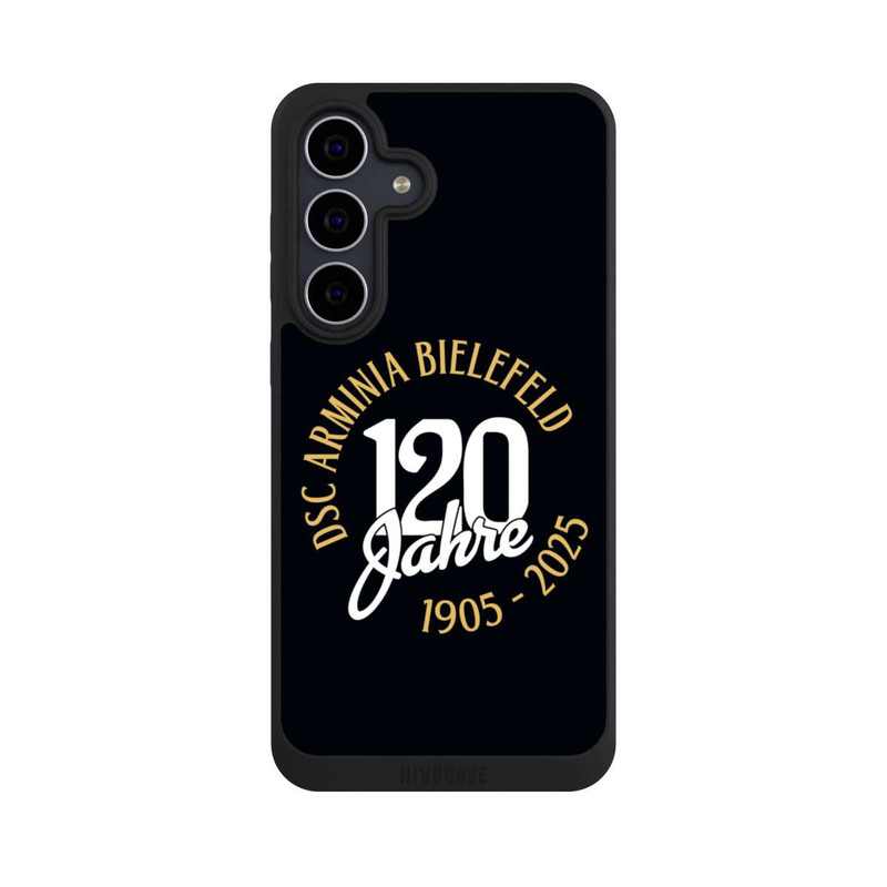 Galaxy S25 FE NIVOpure Arminia Bielefeld 120 Jahre Schwarz