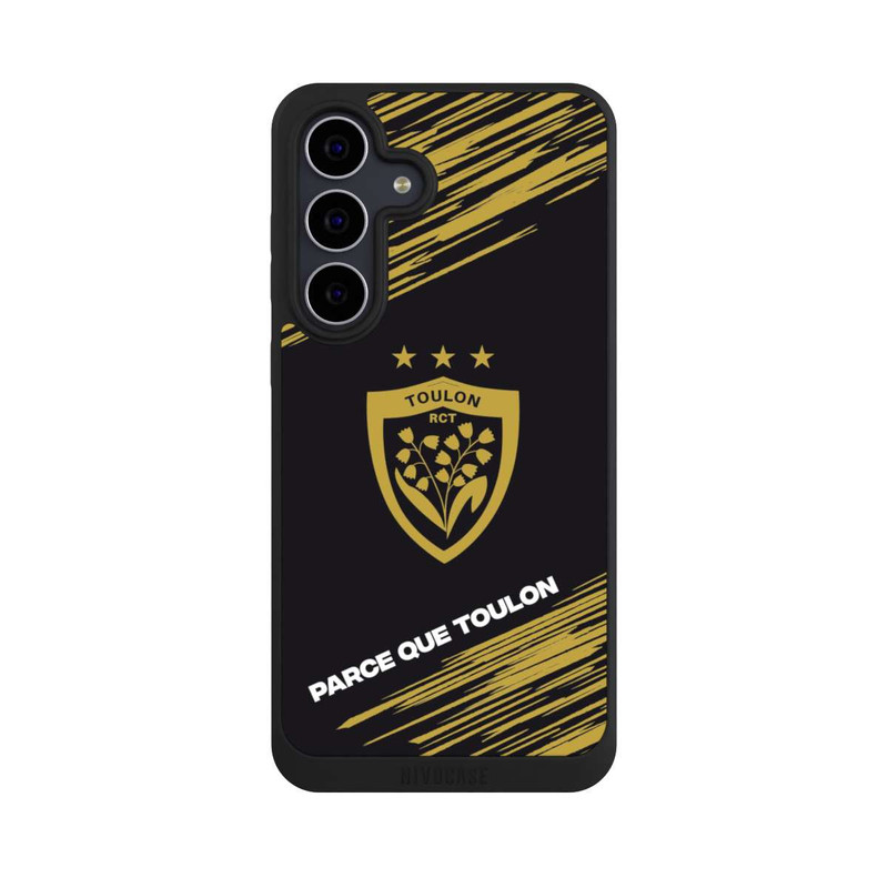 Galaxy S25 FE NIVOpure RCT Logo Gold Monochrom