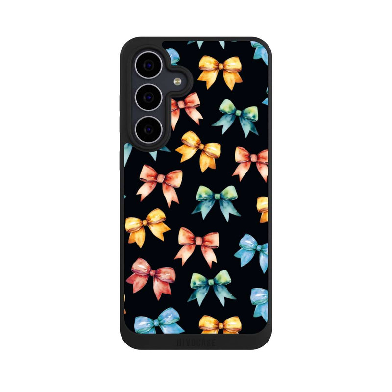 Galaxy S25 FE NIVOpure Rainbow Bows Black