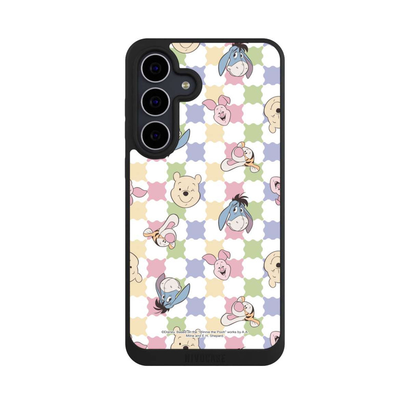 Galaxy S25 FE NIVOpure Winnie Puuh und Freunde farbenfrohes Muster