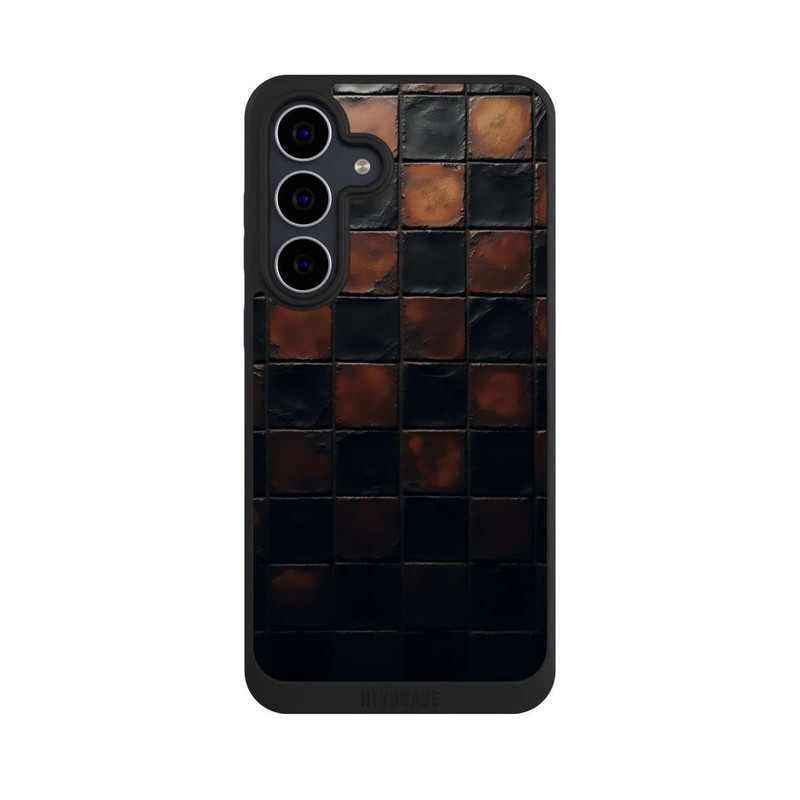 Galaxy S25 FE NIVOpure Karomuster Metallic Look mit KI