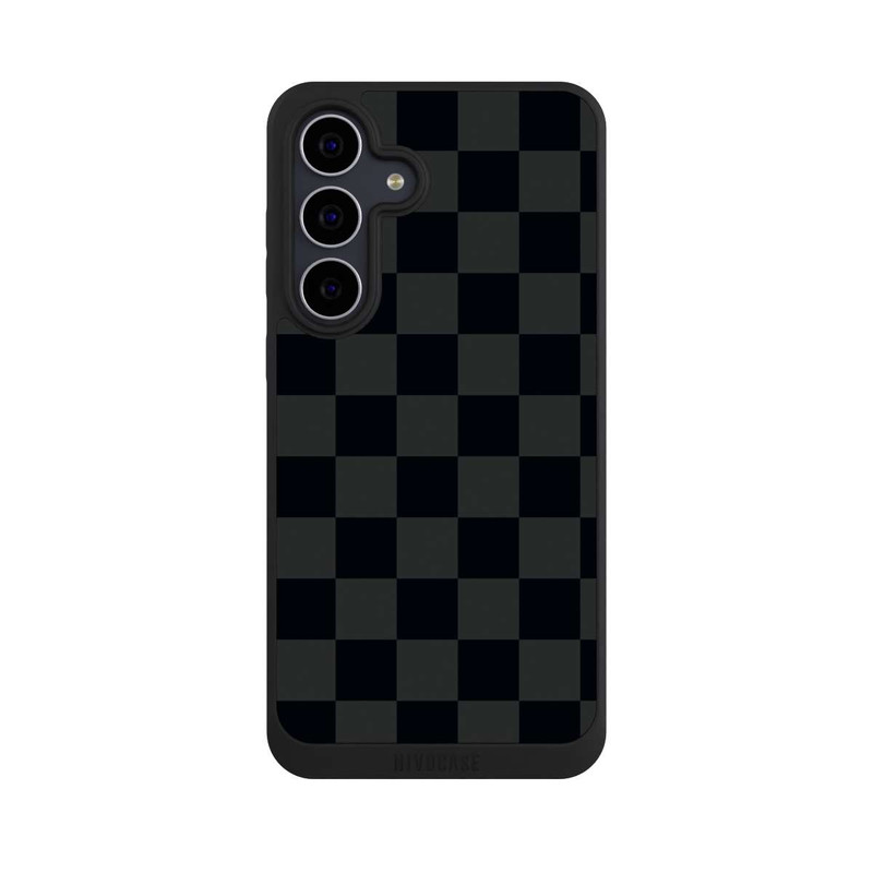 Galaxy S25 FE NIVOpure motif en damier noir