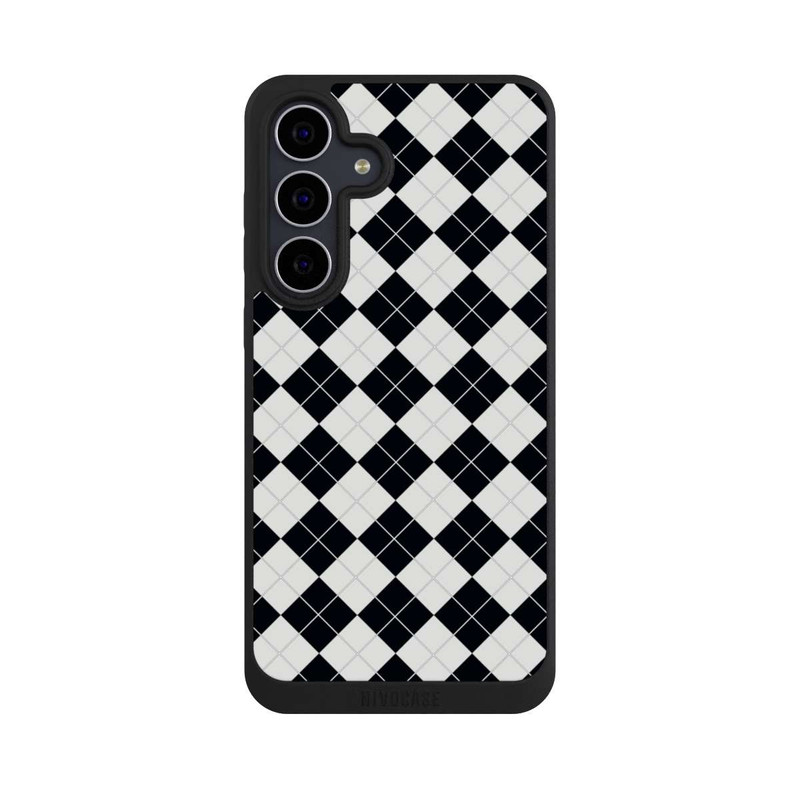 Galaxy S25 FE NIVOpure Poloshirt Karo Look