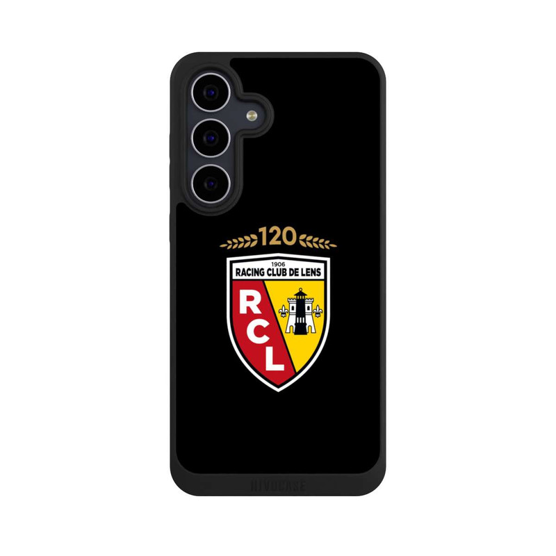 Galaxy S25 FE NIVOpure RC Lens 120 Jahre Jubiläums Logo schwarz