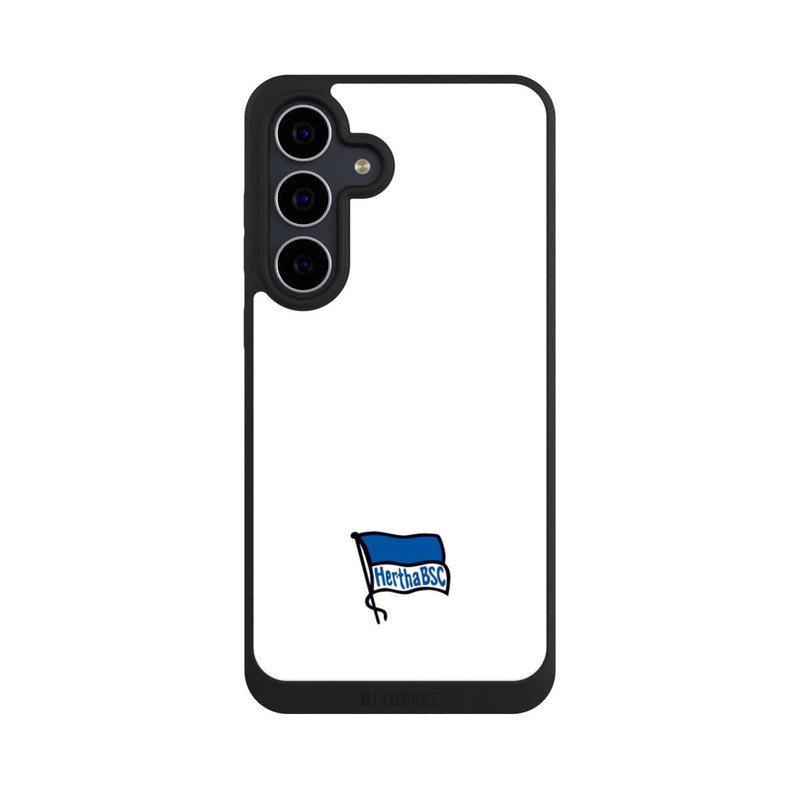 Galaxy S25 FE NIVOpure Hertha BSC Logo Weiß