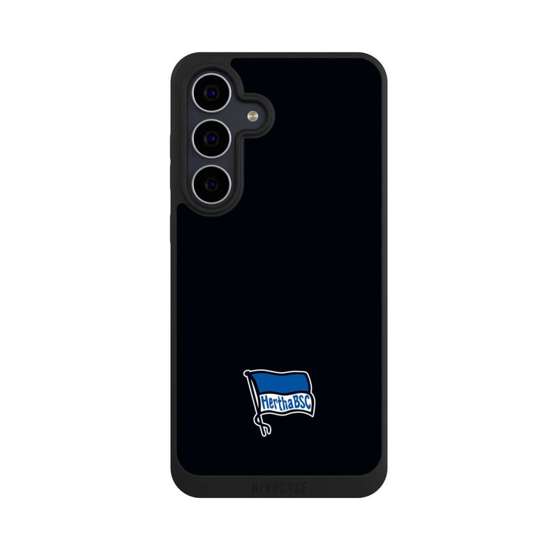 Galaxy S25 FE NIVOpure Hertha BSC Logo Schwarz