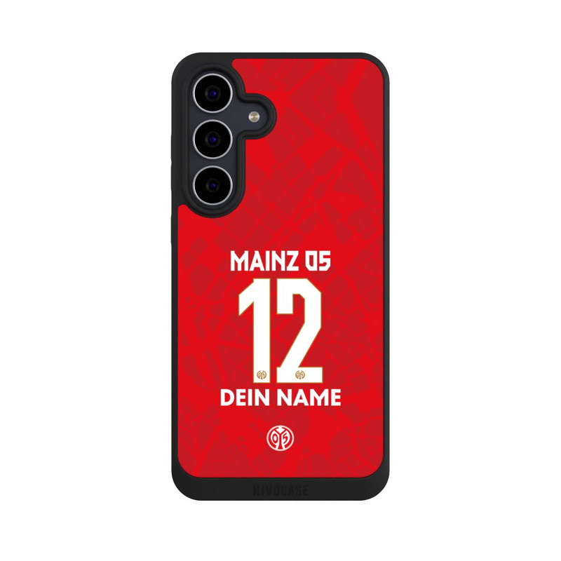Galaxy S25 FE NIVOpure Mainz 05 Trikot Personalisierbar 25-26
