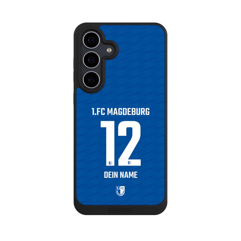 Galaxy S25 FE NIVOpure 1. FC Magdeburg Trikot Personalisierbar 25-26
