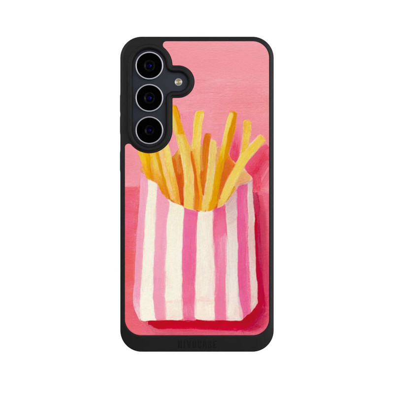 Galaxy S25 FE NIVOpure Retro Pommes Pink Watercolor
