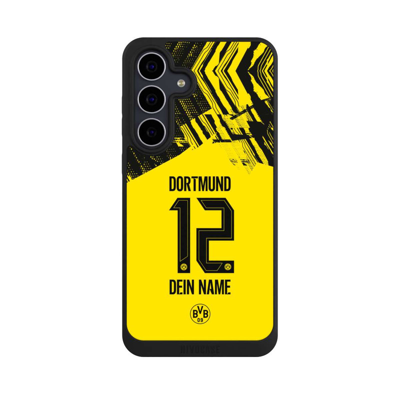 Galaxy S25 FE NIVOpure BVB Trikot Personalisierbar 25-26