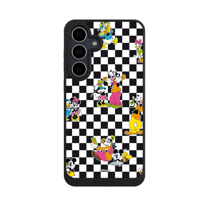Galaxy S25 FE NIVOpure Donald and Friends Pattern Black and White