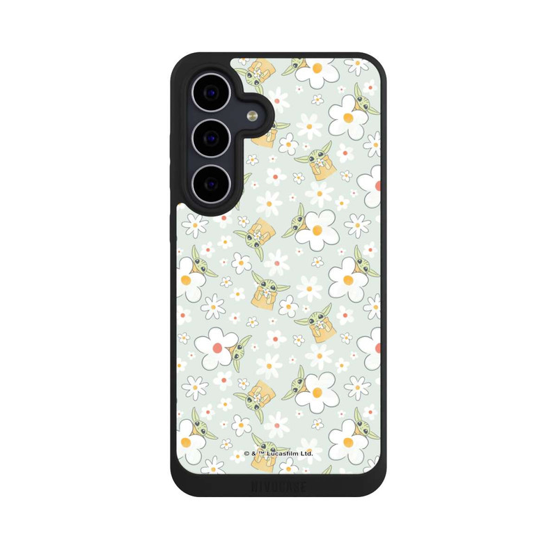 Galaxy S25 FE NIVOpure Baby Yoda Flower Pattern