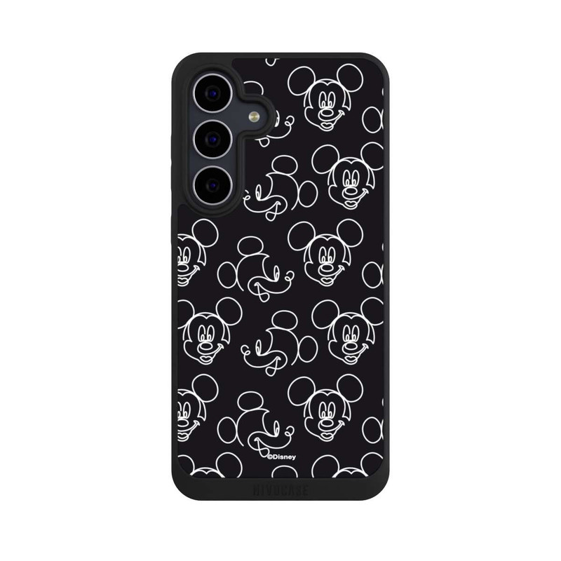 Galaxy S25 FE NIVOpure Disney Mickey Muster Schwarz