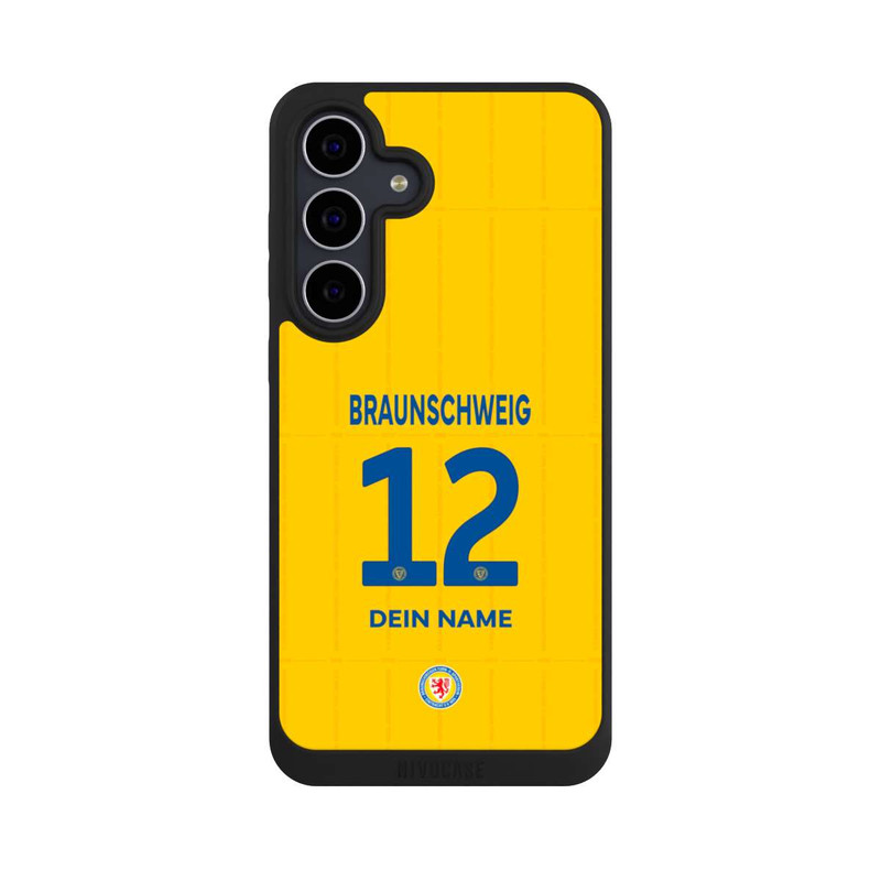 Galaxy S25 FE NIVOpure Eintracht Braunschweig Trikot Personalisierbar 25-26