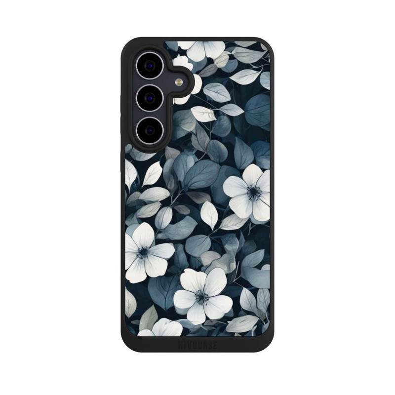 Galaxy S25 FE NIVOpure Blaue Negativblumen mit KI
