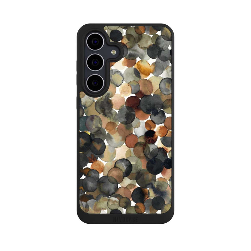 Galaxy S25 FE NIVOpure Watercolor Dots Brown Pattern
