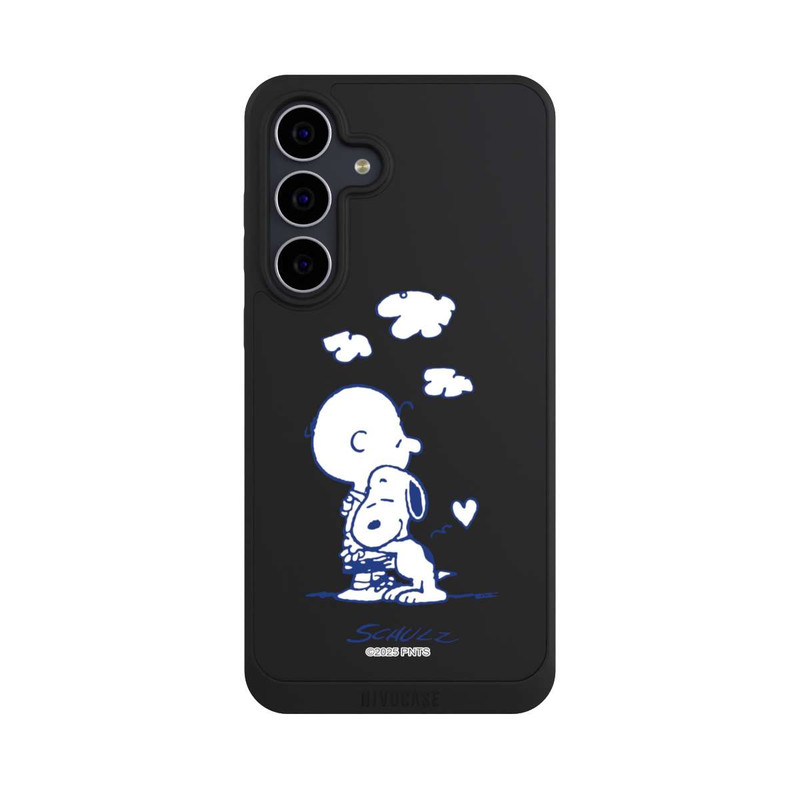 Galaxy S25 FE NIVOpure Peanuts Charlie Brown Snoopy Hug Transparent