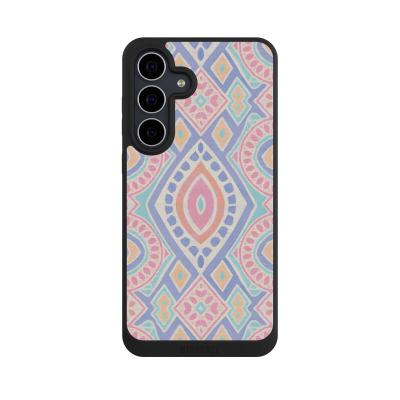 Galaxy S25 FE NIVOpure Boho Geometric Mosaic Intricate Tribal Design