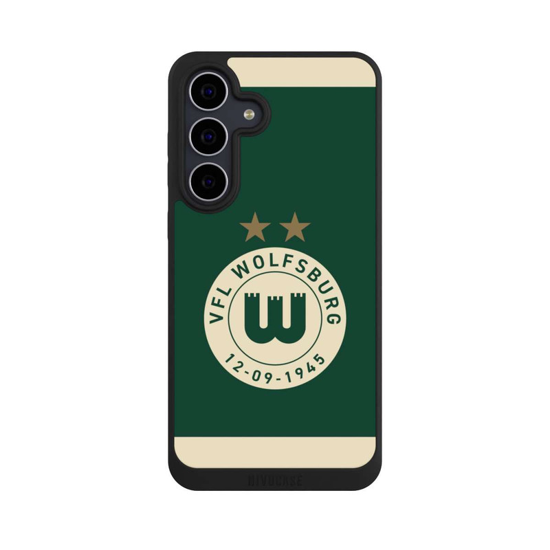 Galaxy S25 FE NIVOpure VfL Wolfsburg 80 Jahre Logo Frauen Streifen