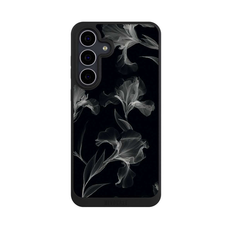 Galaxy S25 FE NIVOpure Fleurs en Noir et Blanc Radiographie