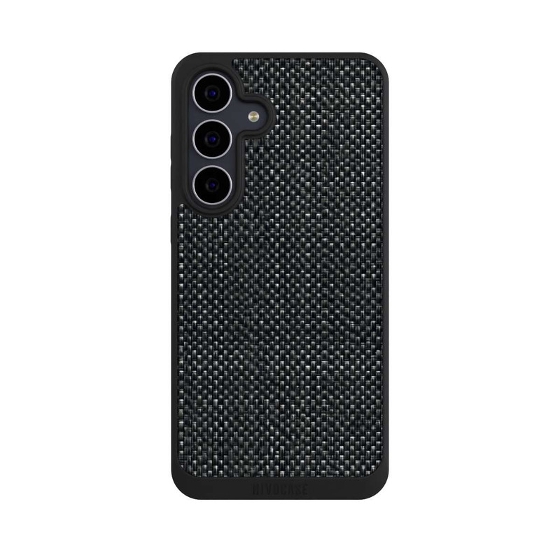 Galaxy S25 FE NIVOpure Tissu Noir Abstrait