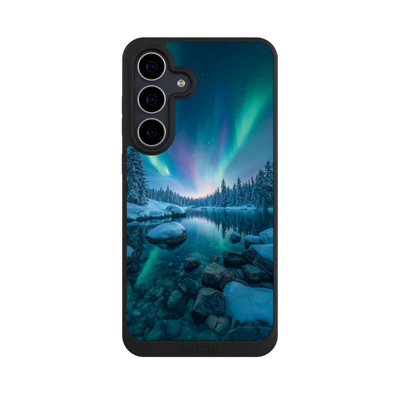 Galaxy S25 FE NIVOpure Aurores boréales Briller avec IA