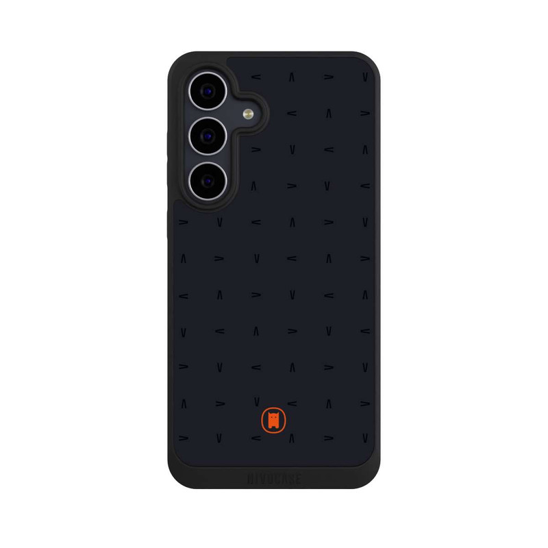 Galaxy S25 FE NIVOpure Nivocase Muster Dunkelgrau