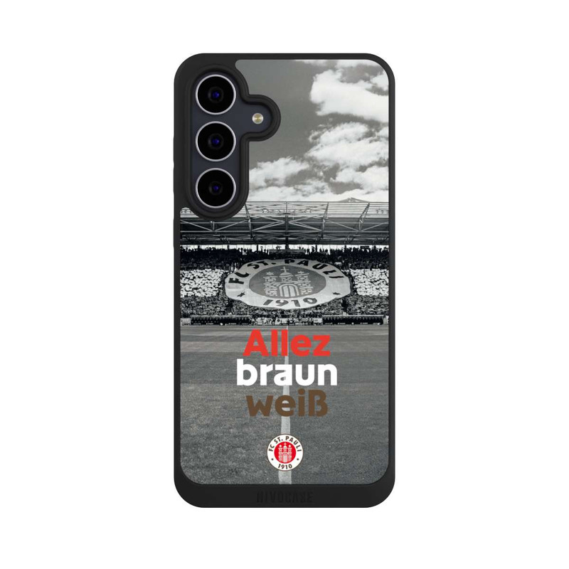 Galaxy S25 FE NIVOpure FC St. Pauli Allez braun weiss