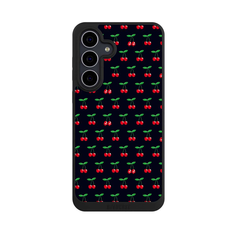 Galaxy S25 FE NIVOpure Cerises Sur Fond Noir