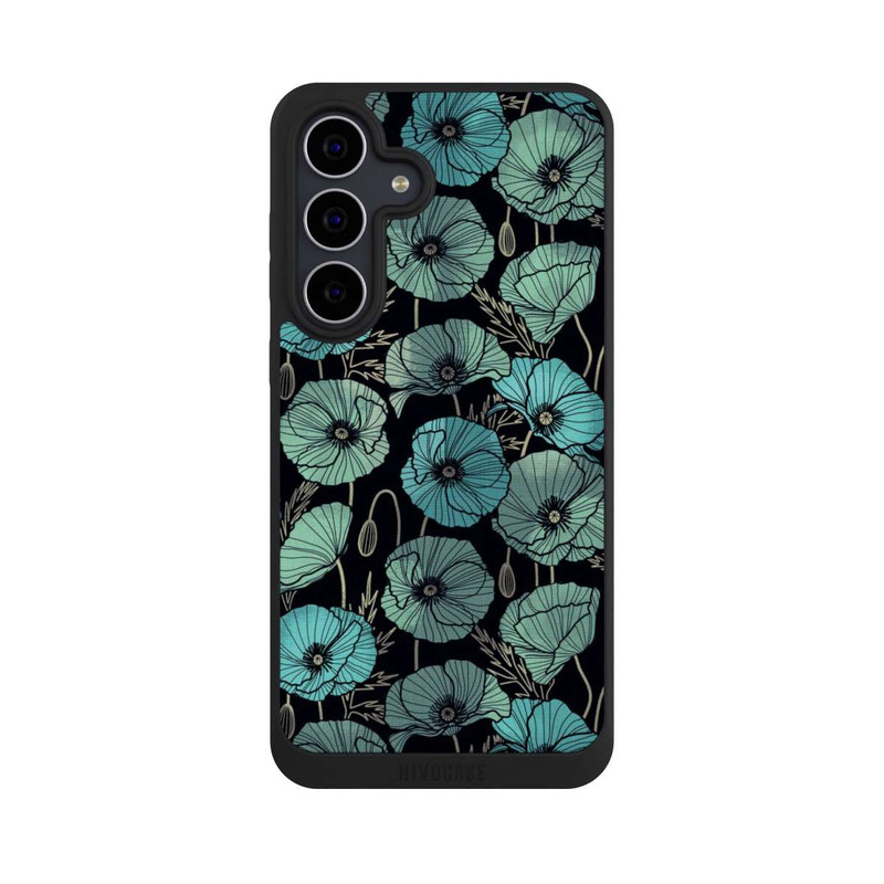 Galaxy S25 FE NIVOpure Coquelicots d'Été Verts