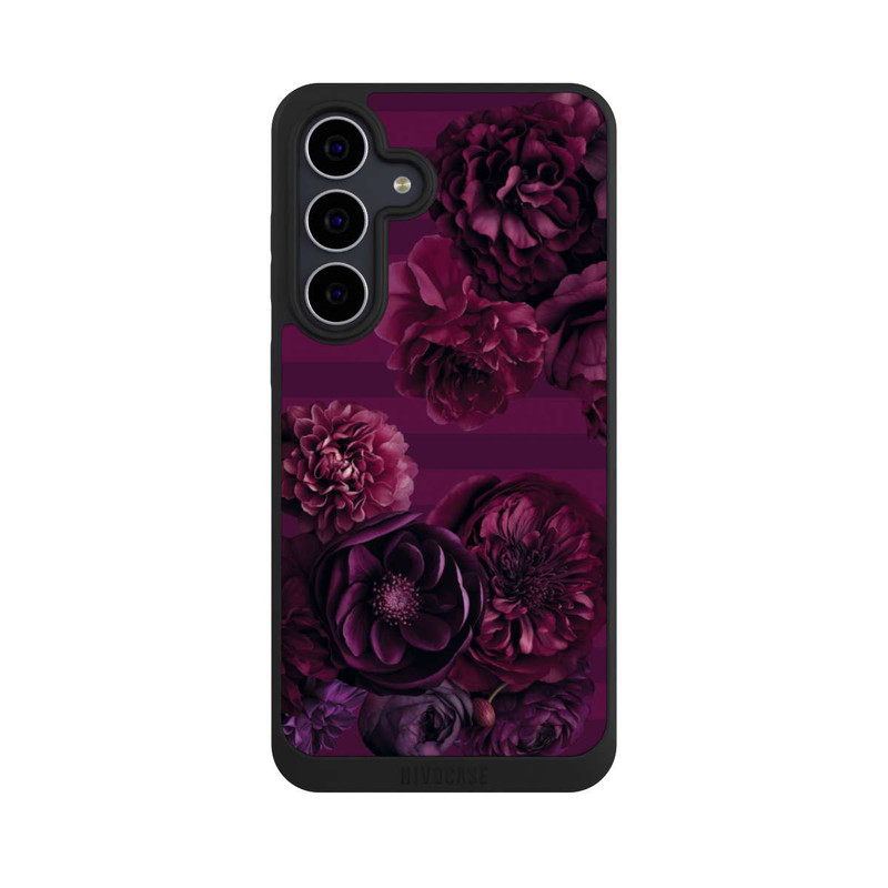 Galaxy S25 FE NIVOpure Majestic Baroque Blossom Dream Burgundy Pink mit KI