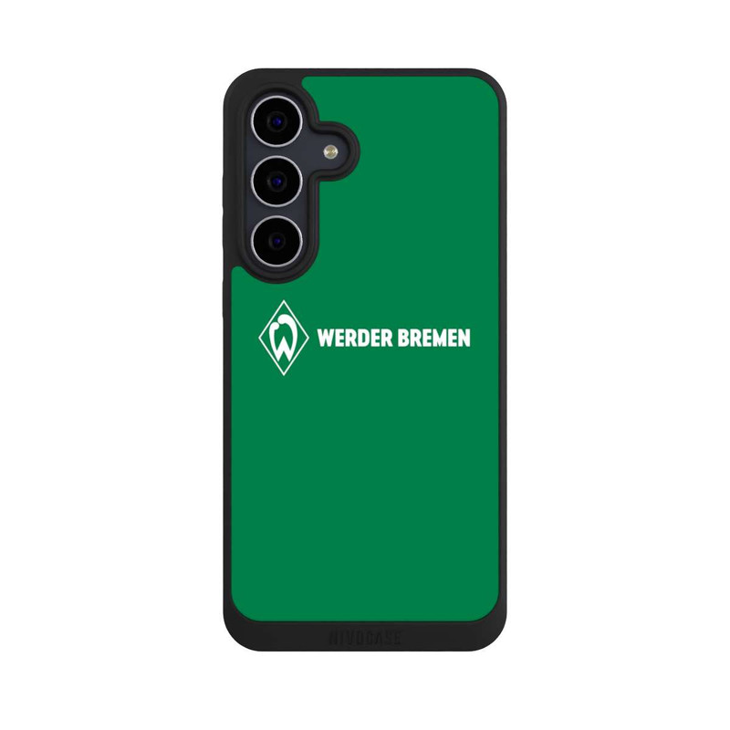 Galaxy S25 FE NIVOpure Werder Bremen Schriftzug Raute Grün