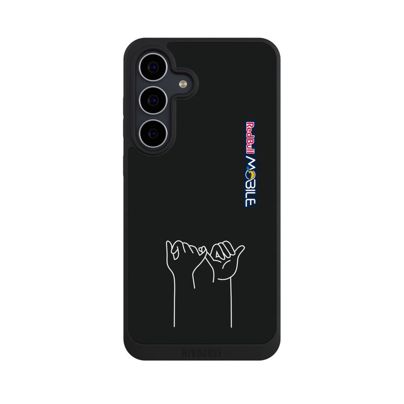 Galaxy S25 FE NIVOpure Red Bull MOBILE Hände
