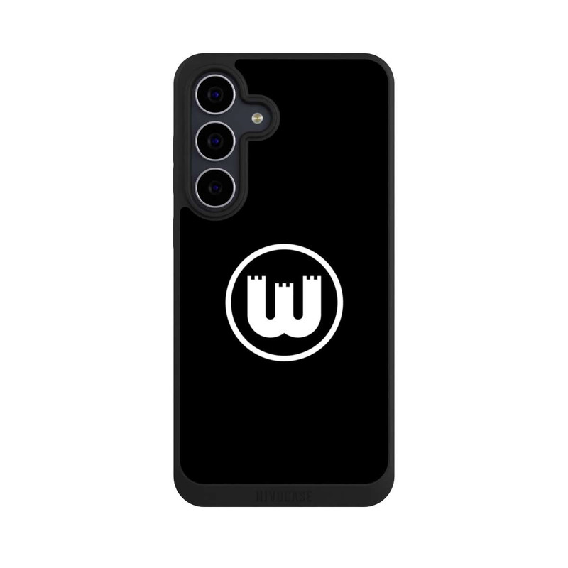Galaxy S25 FE NIVOpure VfL Wolfsburg Zinnenwappen Schwarz