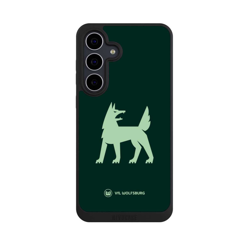 Galaxy S25 FE NIVOpure VfL Wolfsburg Wolf Grün