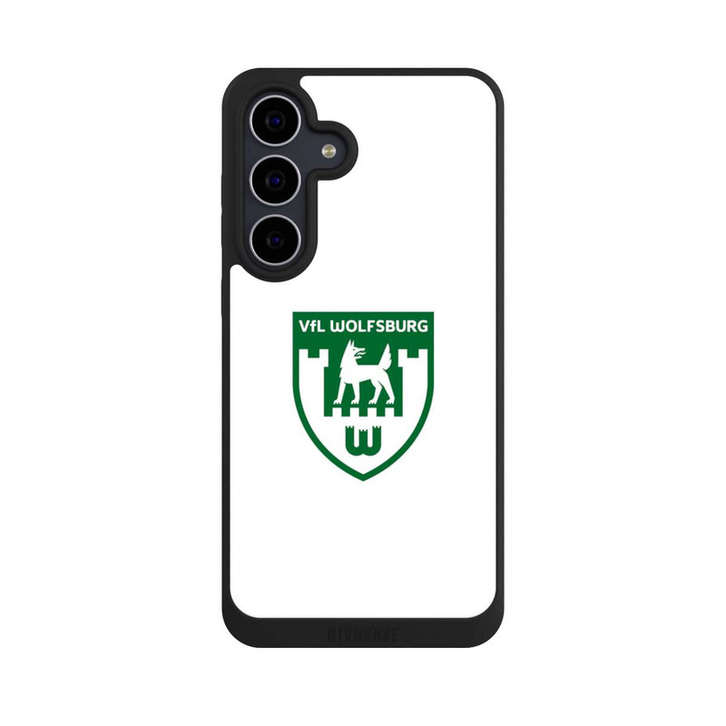 Galaxy S25 FE NIVOpure VfL Wolfsburg Retrowappen Weiß