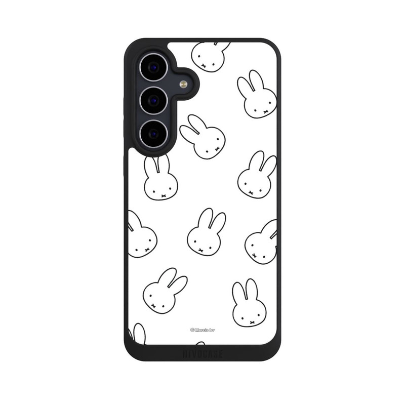 Galaxy S25 FE NIVOpure Miffy Pattern White Heads