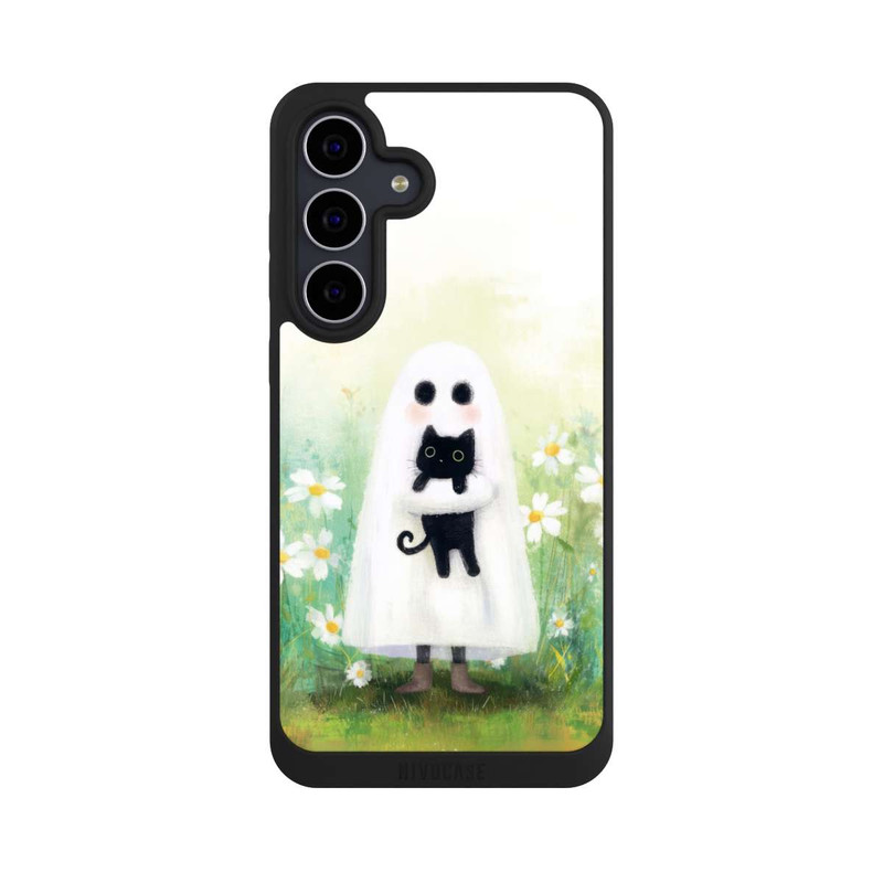 Galaxy S25 FE NIVOpure Ghost Hug for Cat Halloween with AI