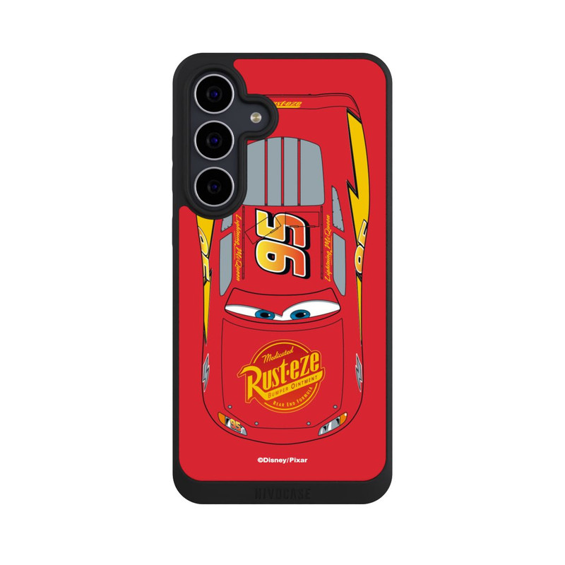 Galaxy S25 FE NIVOpure Lightning McQueen Top View Cars