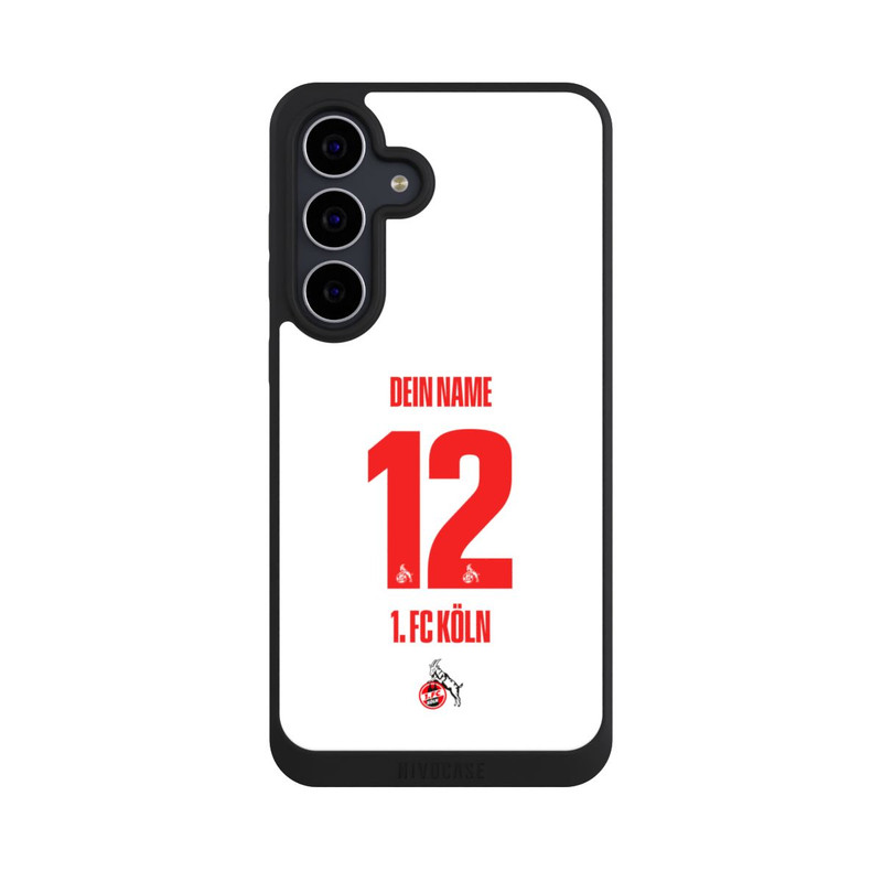 Galaxy S25 FE NIVOpure 1. FC Köln Trikot Personalisierbar 26-27