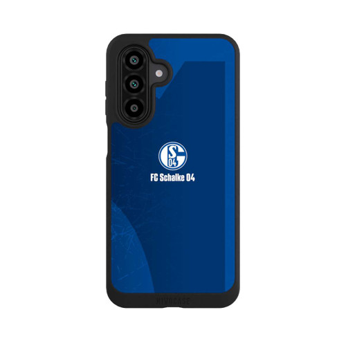 Samsung Galaxy A17 5G NIVOpure Schalke 04 Blauer Hintergrund Mit Logo