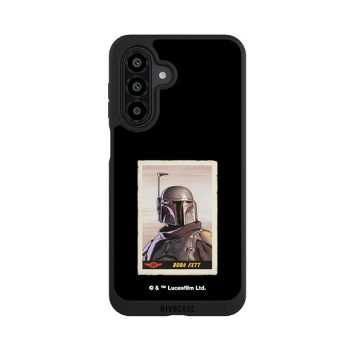 Samsung Galaxy A17 5G NIVOpure Boba Fett Badges Black Background